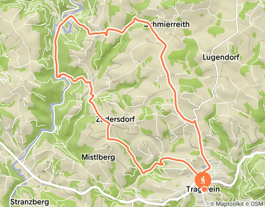 Karte der Tour