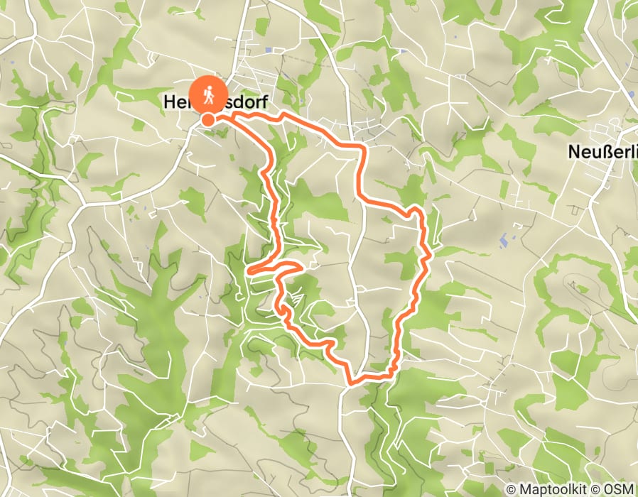 Karte der Tour