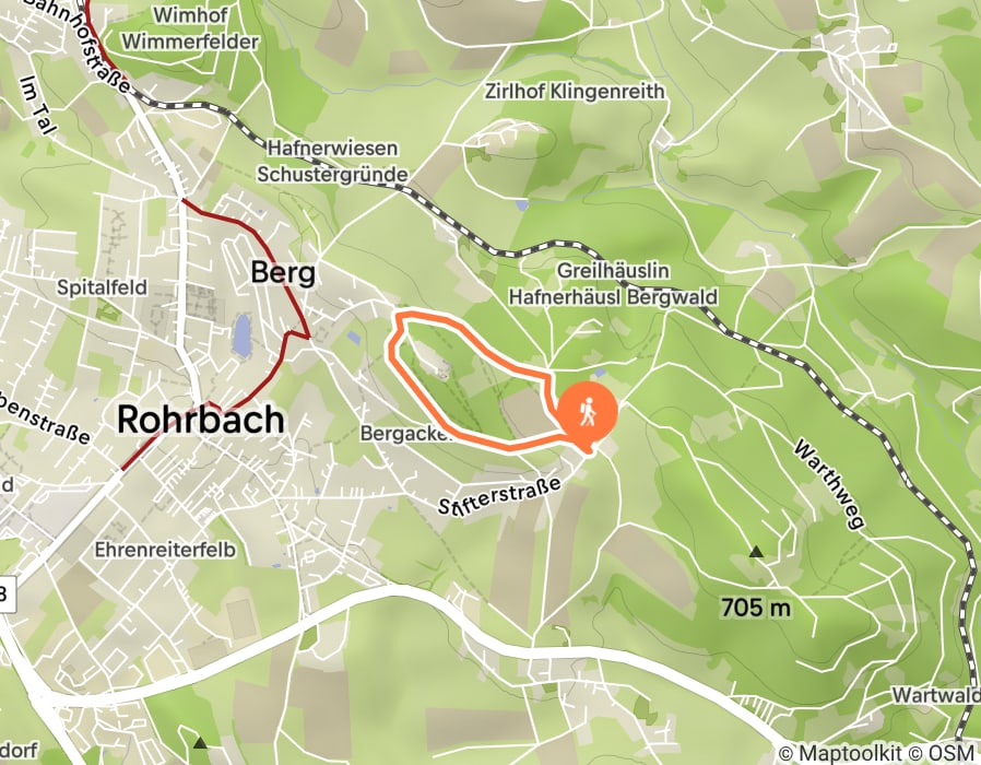 Karte der Tour