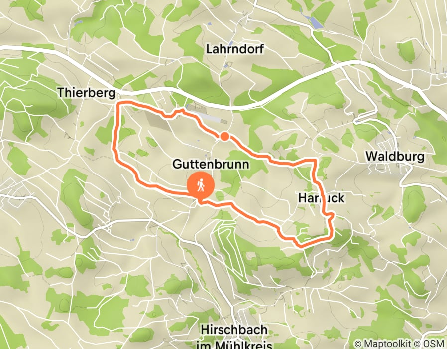 Karte der Tour