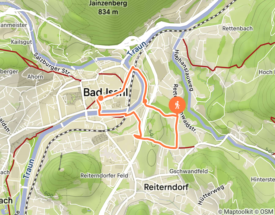 Karte der Tour
