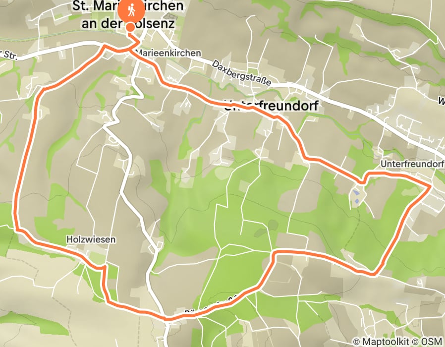 Karte der Tour
