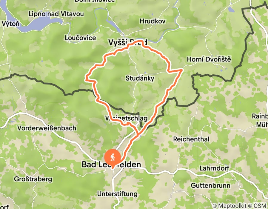 Karte der Tour
