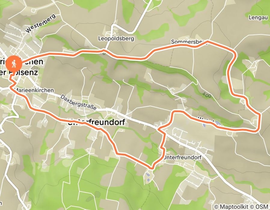 Karte der Tour