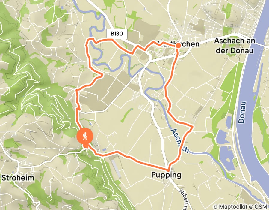 Karte der Tour