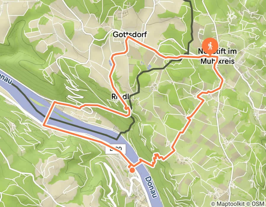 Karte der Tour