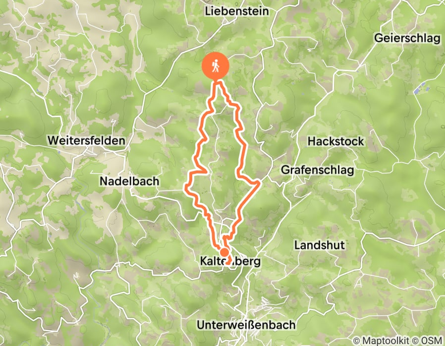 Karte der Tour