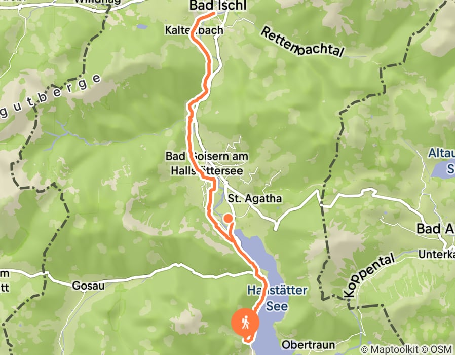 Karte der Tour