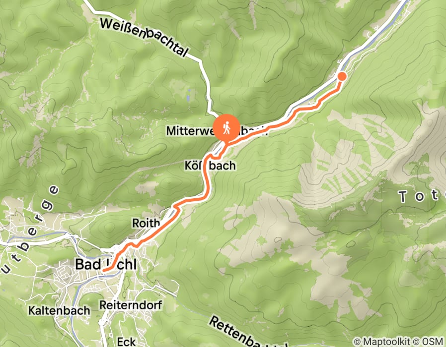 Karte der Tour