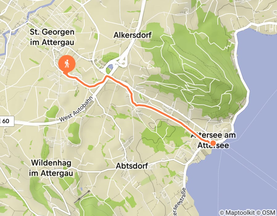 Karte der Tour