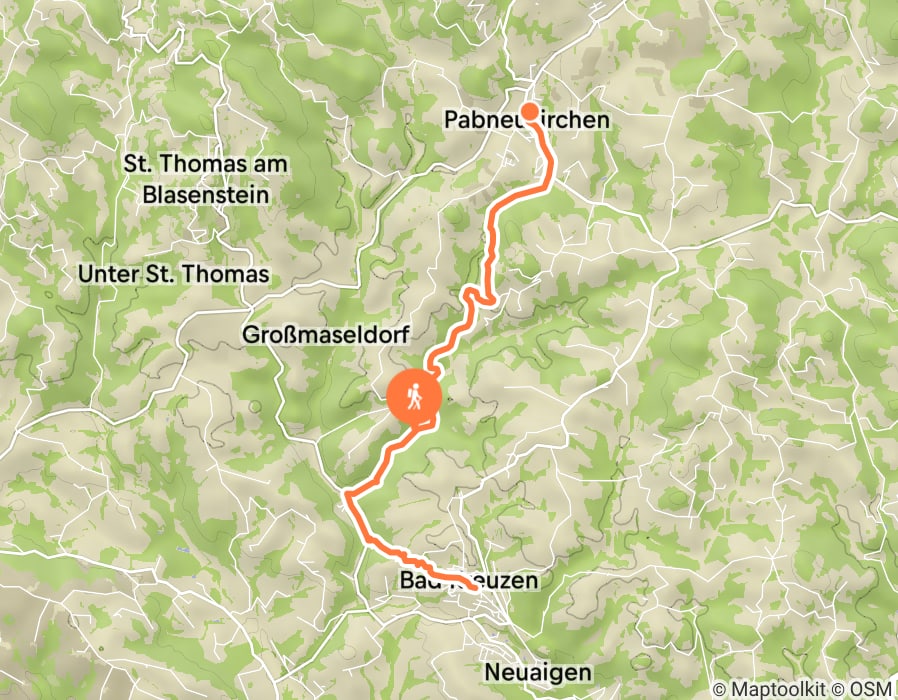 Karte der Tour