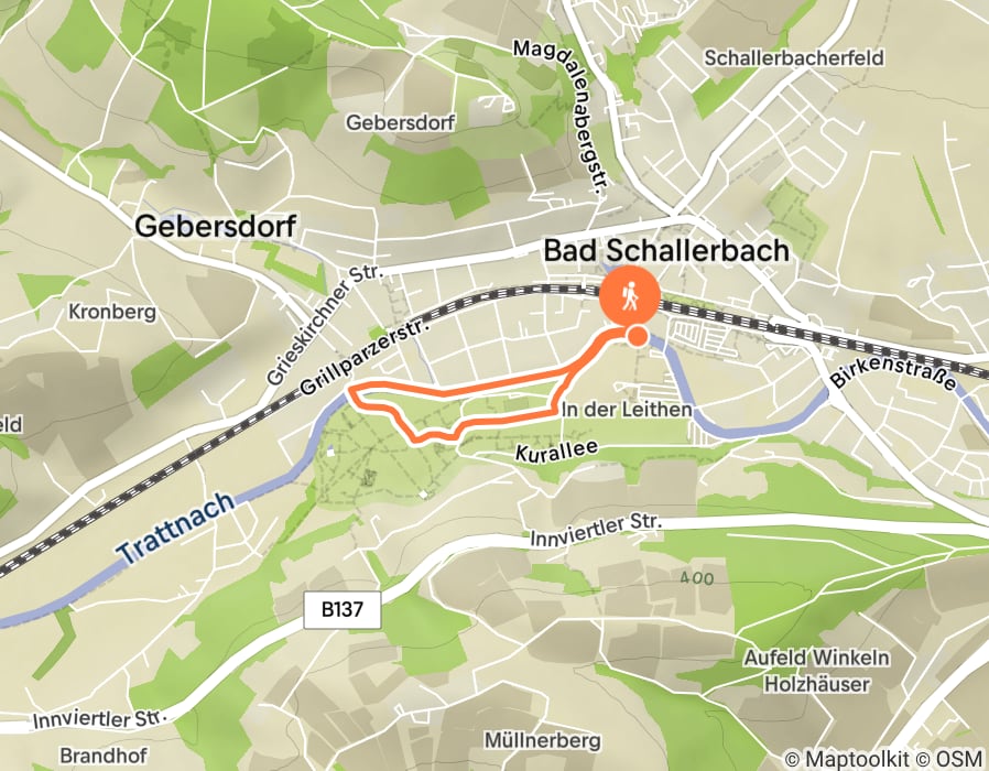 Karte der Tour