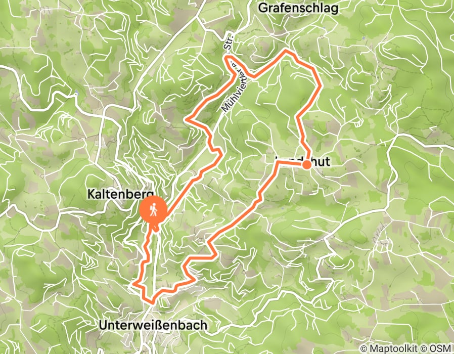 Karte der Tour