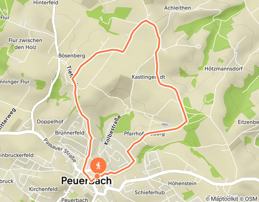 Karte der Tour