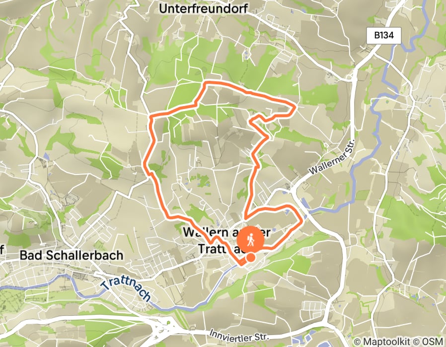 Karte der Tour