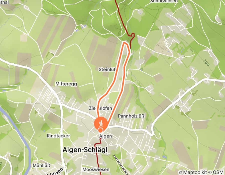 Karte der Tour