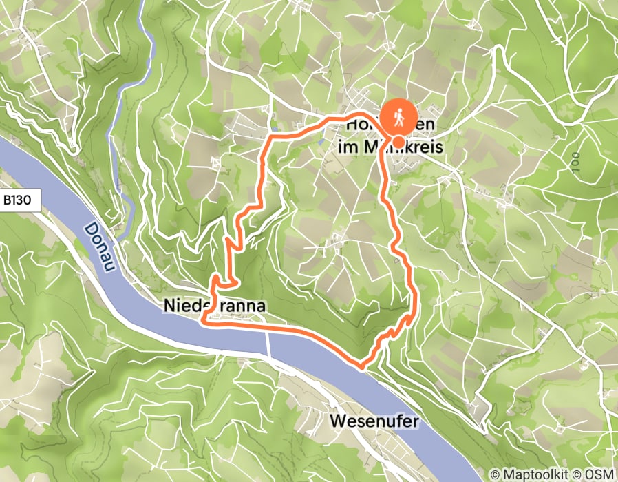 Karte der Tour