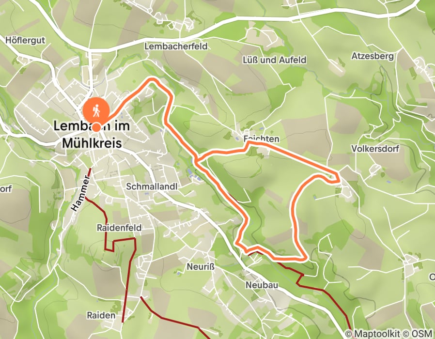 Karte der Tour