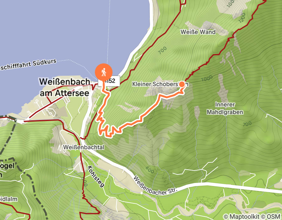 Karte der Tour