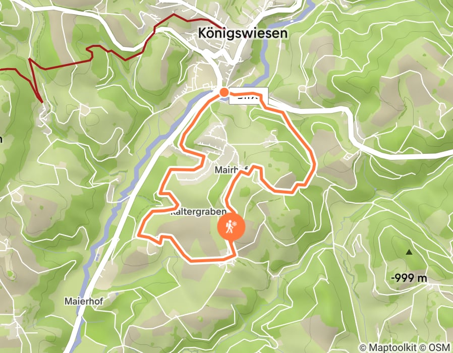 Karte der Tour
