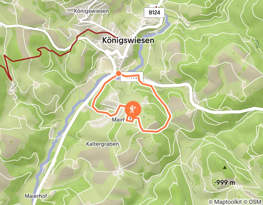 Karte der Tour