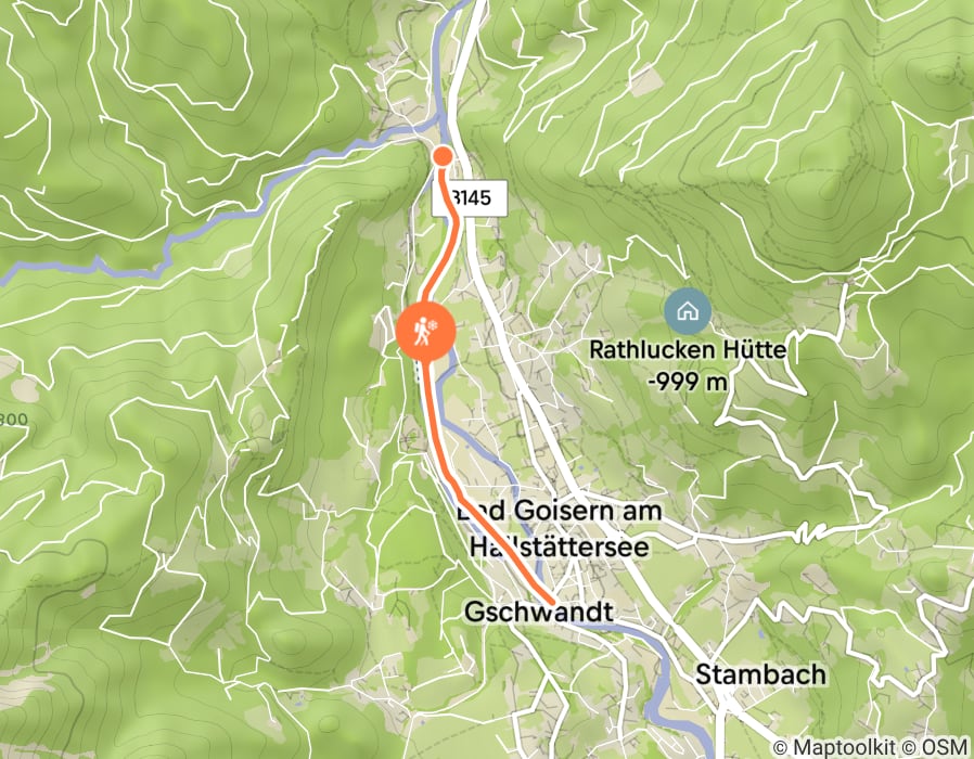 Karte der Tour