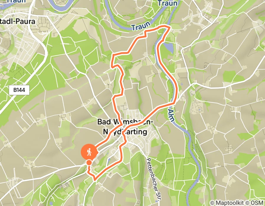 Karte der Tour