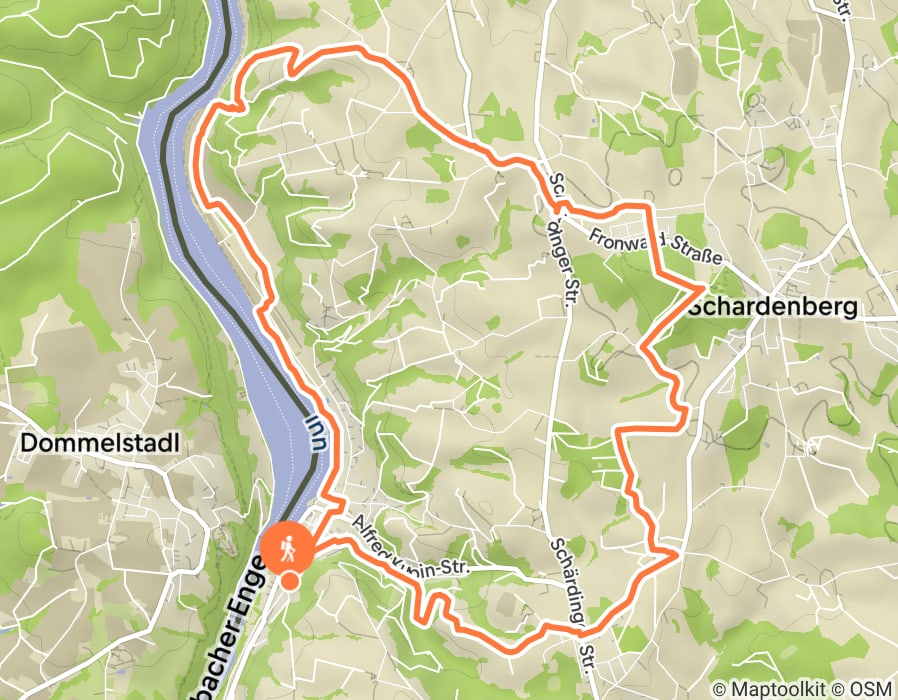 Karte der Tour