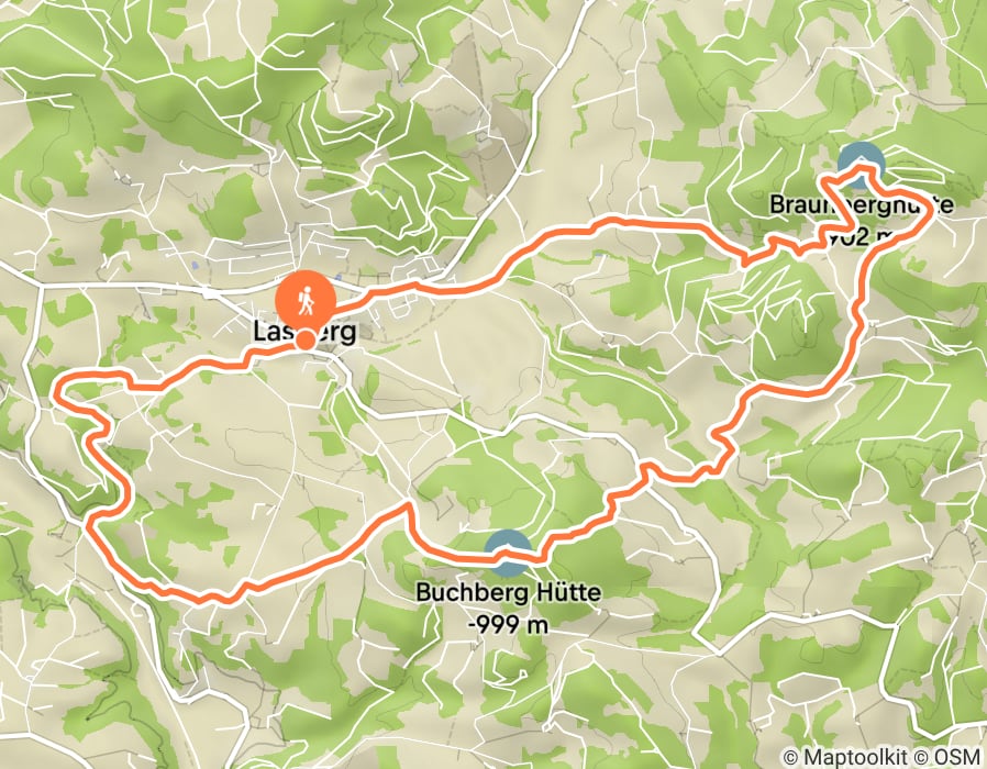 Karte der Tour