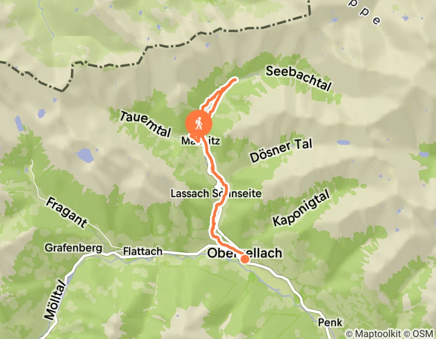 Karte der Tour