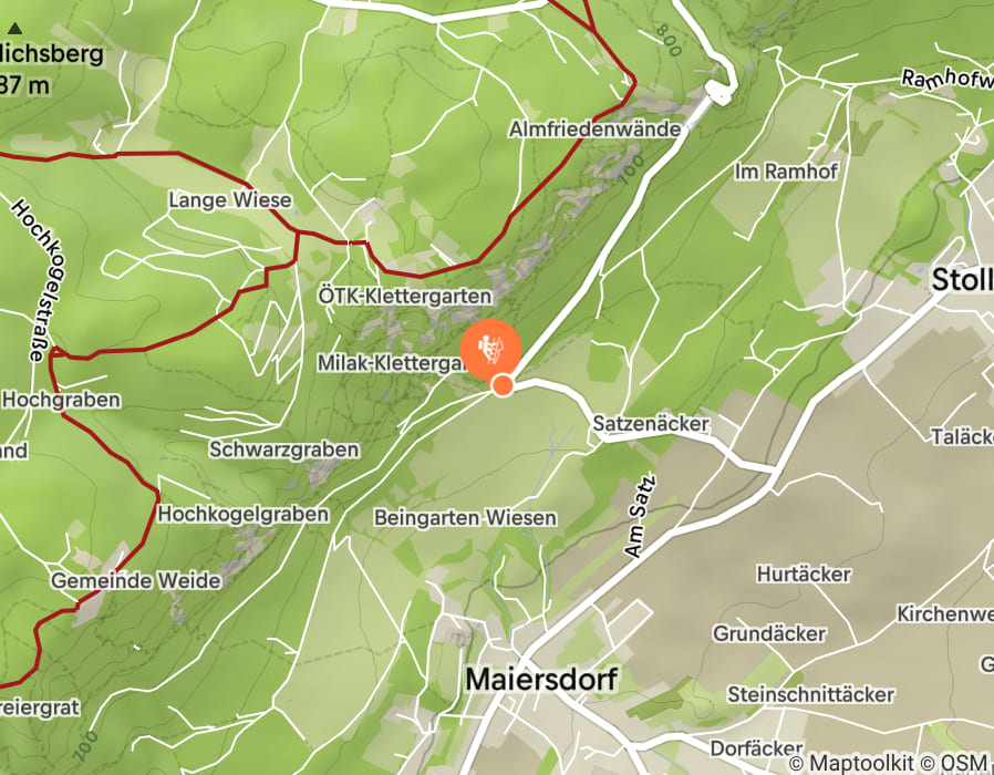 Karte der Tour