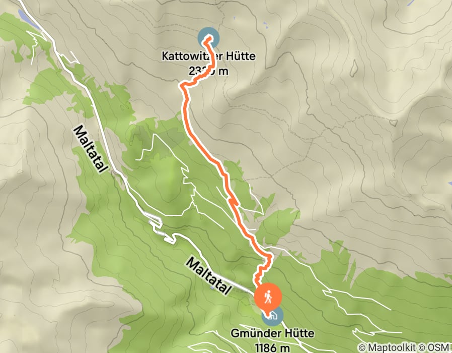 Karte der Tour