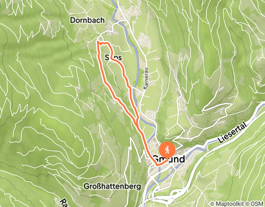 Karte der Tour