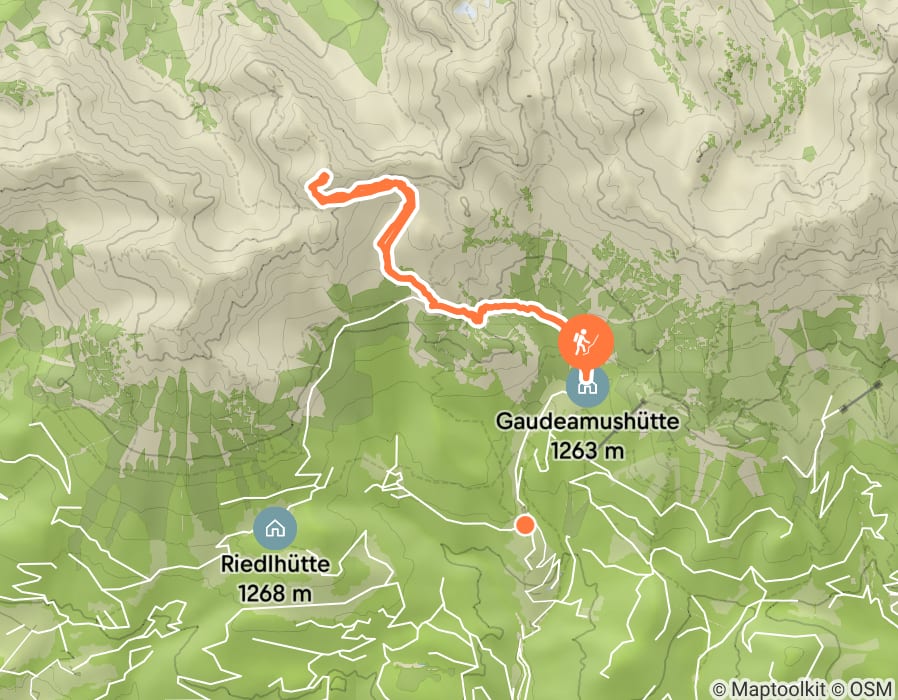 Karte der Tour