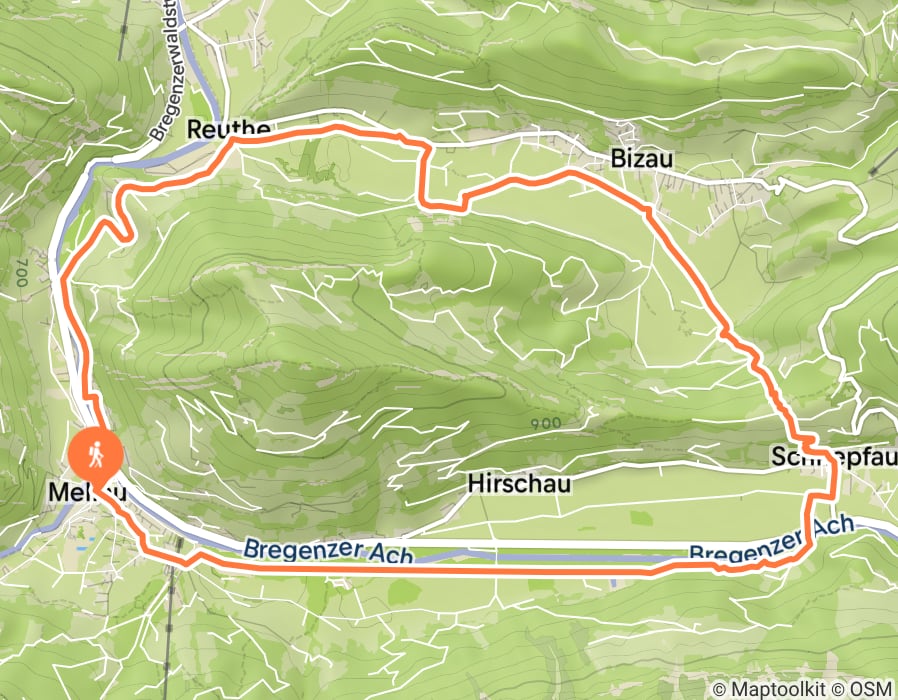 Karte der Tour
