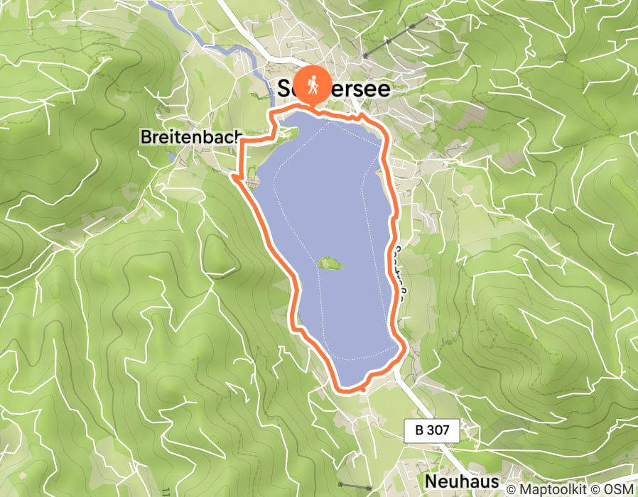 Karte der Tour