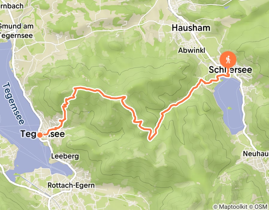 Karte der Tour