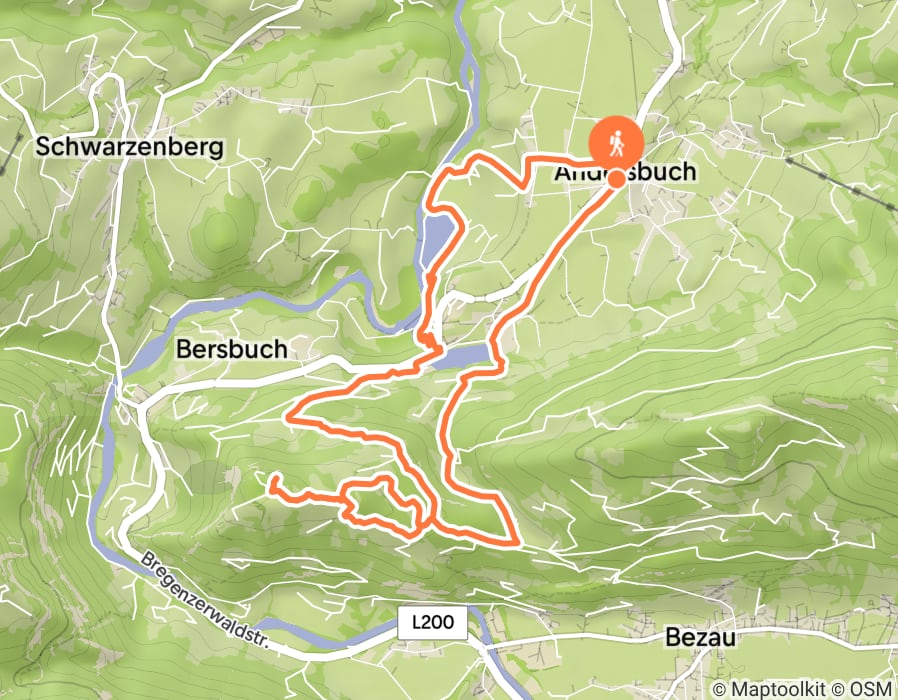 Karte der Tour