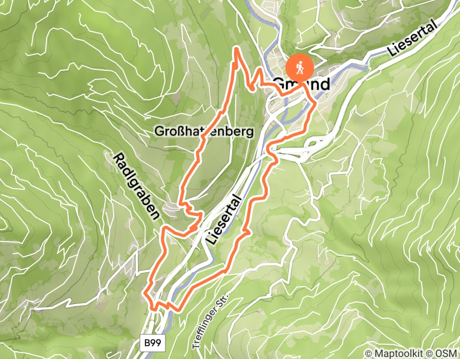 Karte der Tour