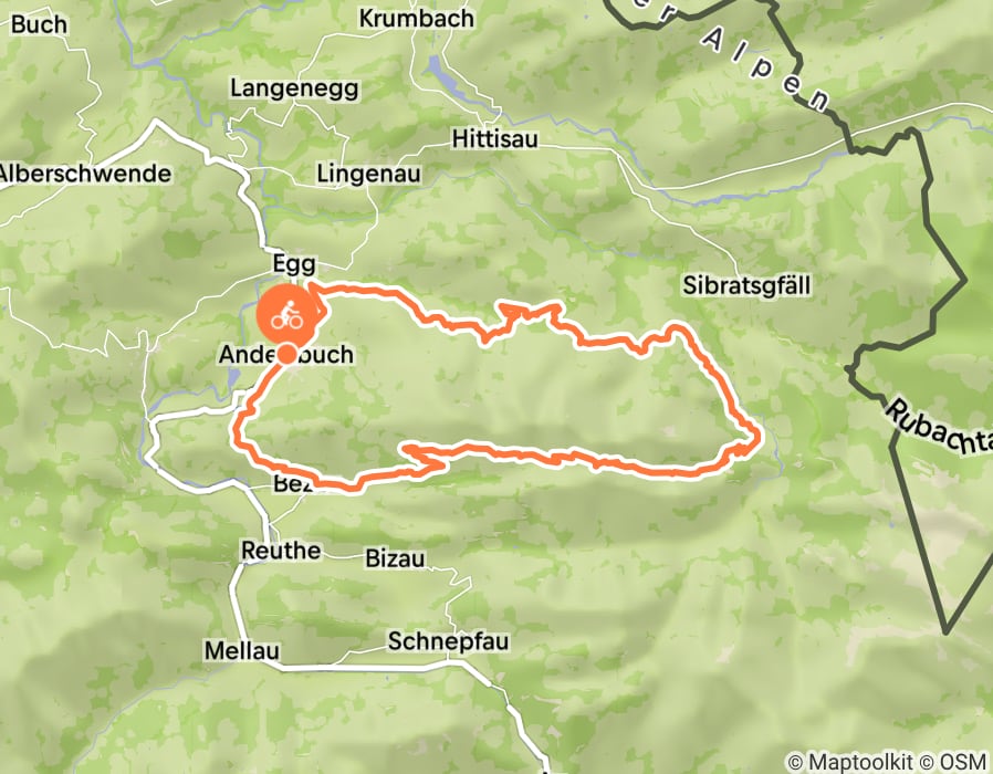 Karte der Tour