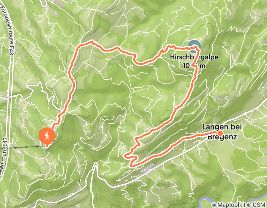 Karte der Tour