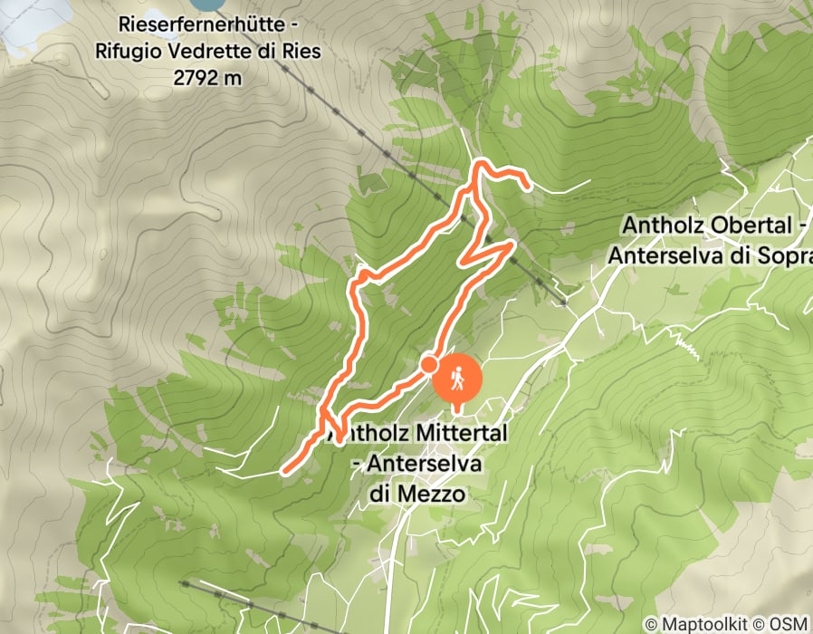 Karte der Tour