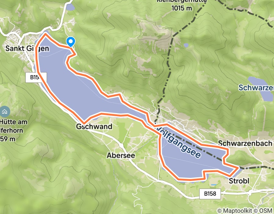 Karte der Tour