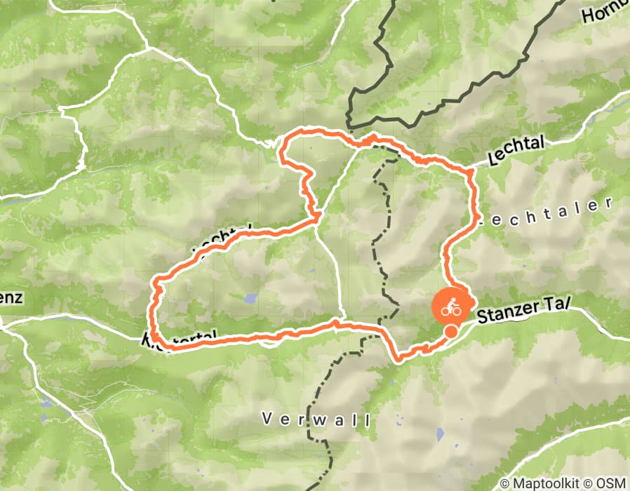 Karte der Tour