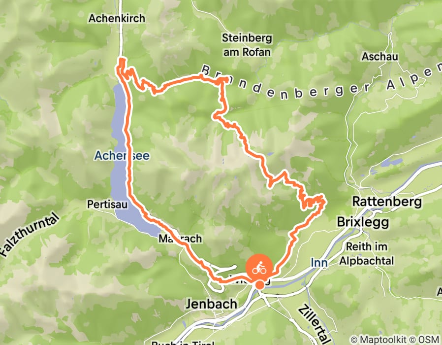 Karte der Tour