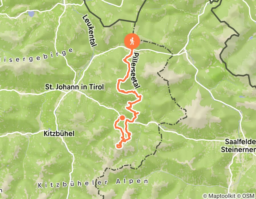 Karte der Tour