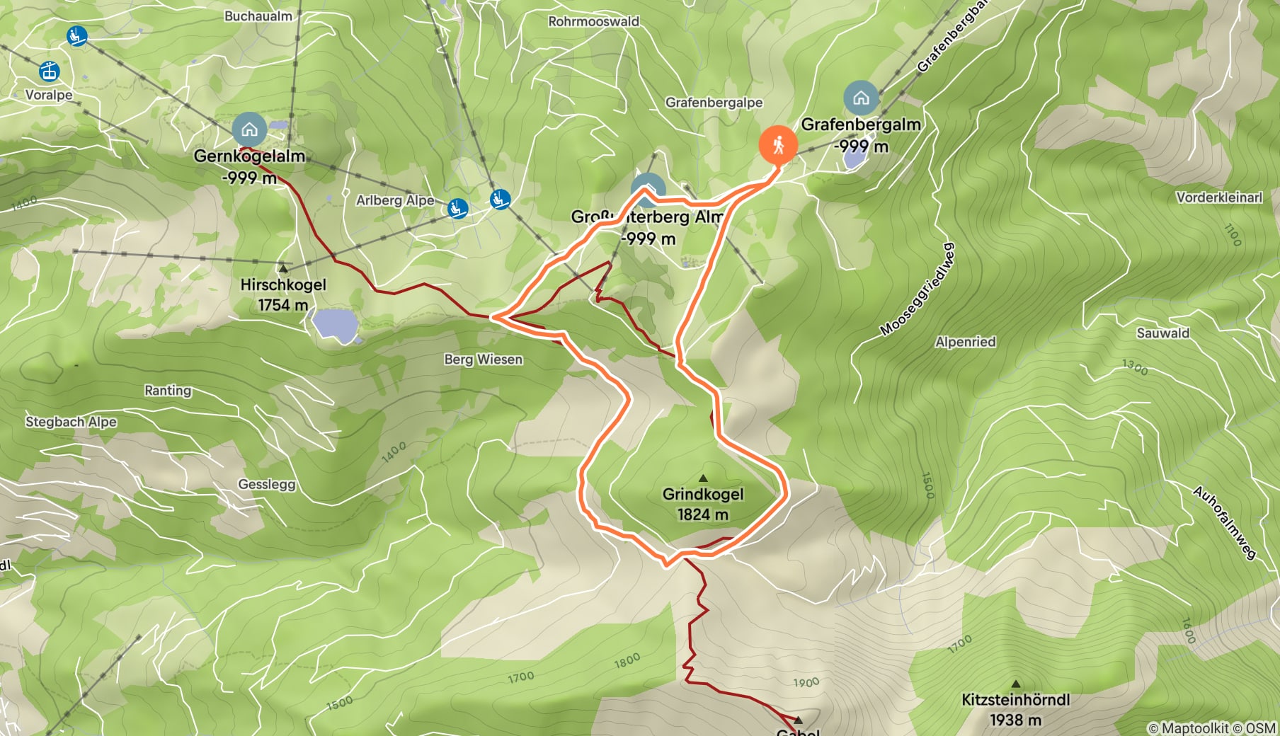 Wandern: Grafenberg - Maurachalm - Sonntagskogel - 2:30 h - 6 km ...