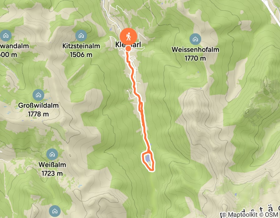 Karte der Tour