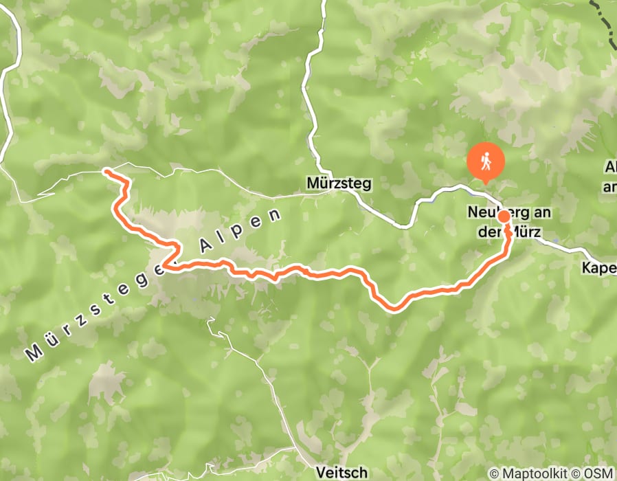 Karte der Tour