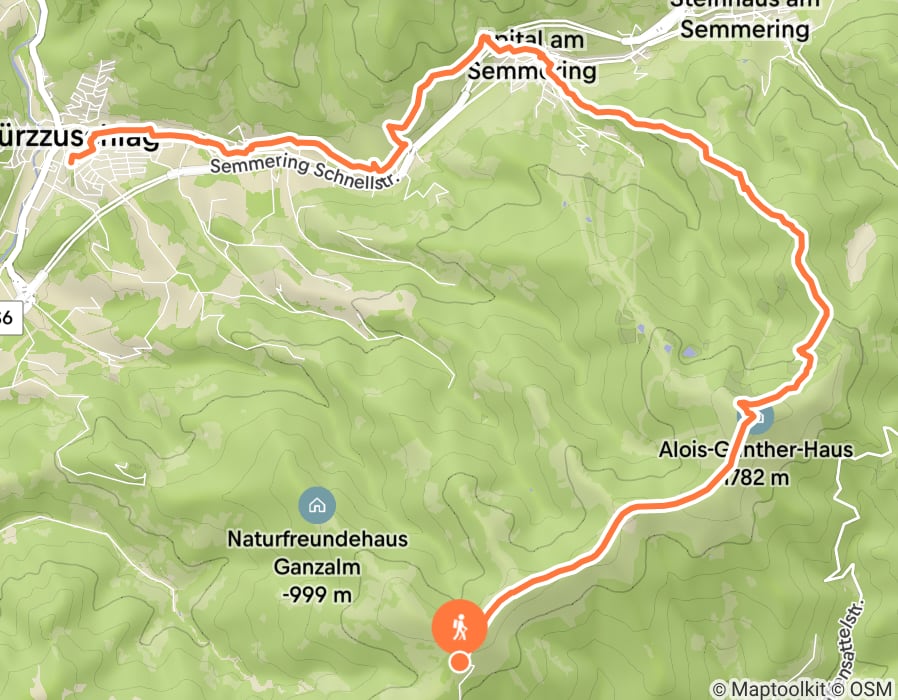 Karte der Tour